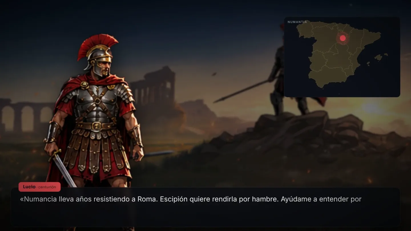 Misión El asedio de Numancia narrada por un legionario